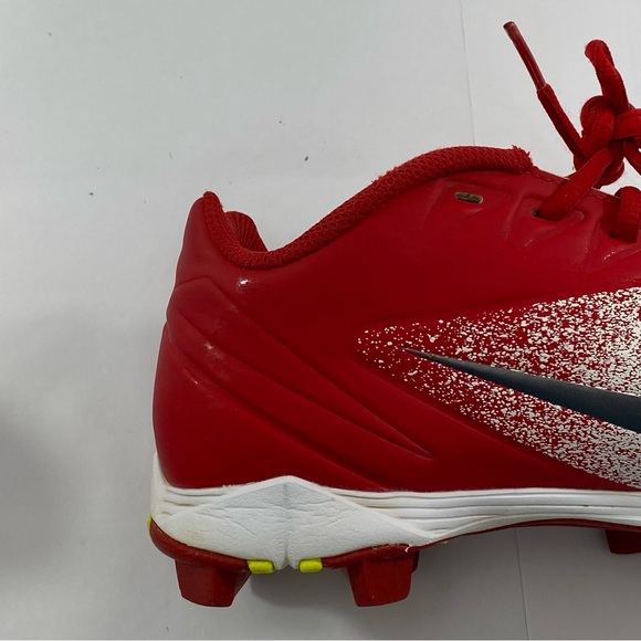 Nike Vapor # 852688-812 Baseball Cleats Red & White Men’s Size:7 - Picture 9 of 16